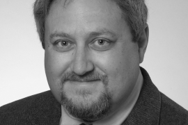 Black-and-white photo of Bill Goldstein
